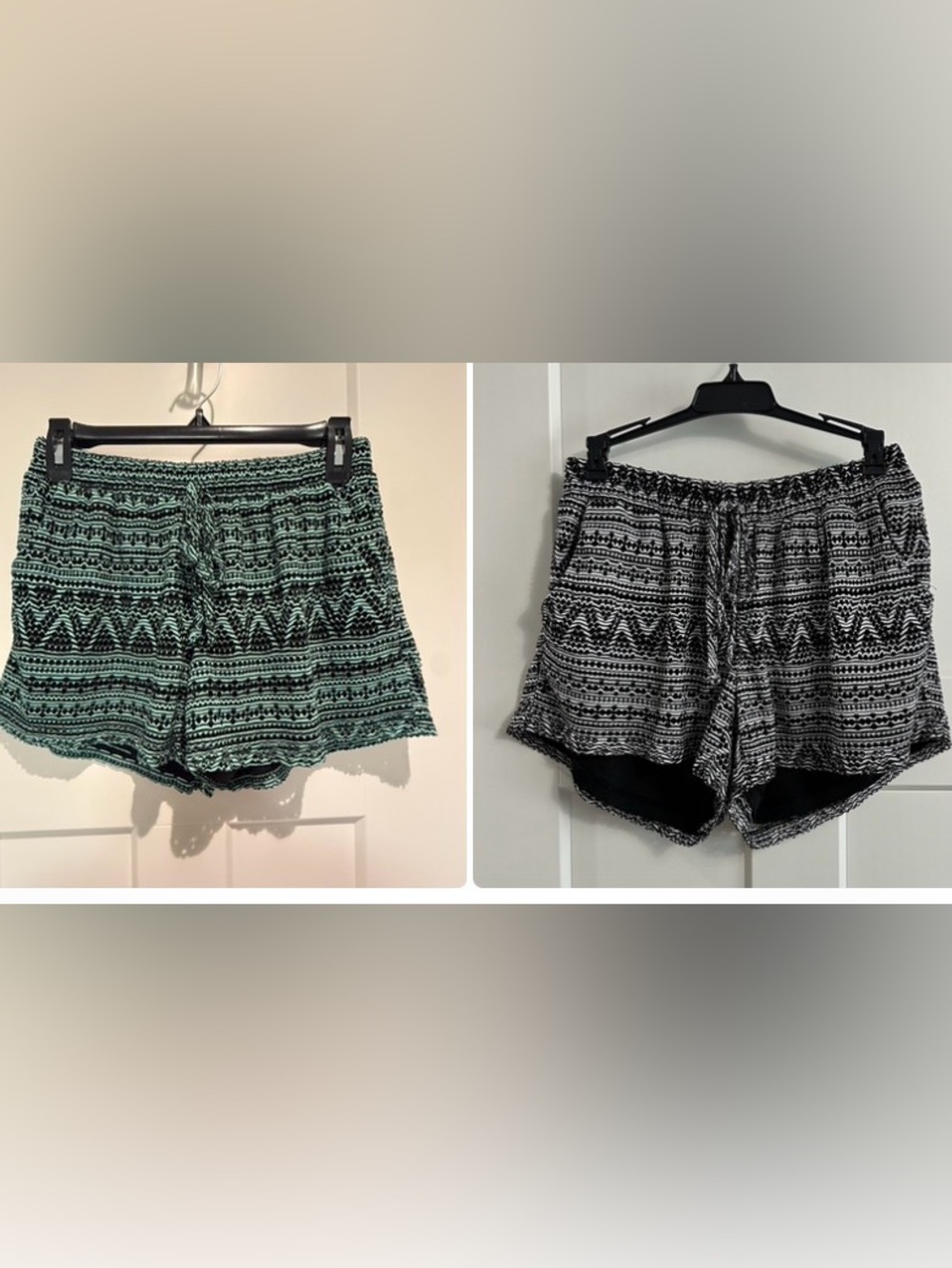 2 pairs BeBop mesh style lounge shorts size medium